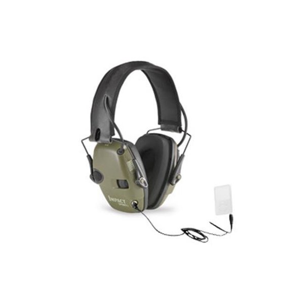 Honeywell Howard Leight Howard Leight 1526 Impact Sport Earmuff Green Electronic Folding HLR01526